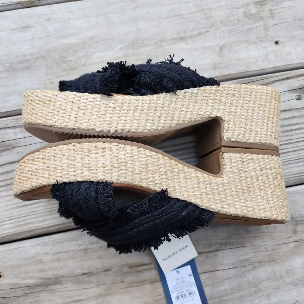 Universal Thread Shoes Womens Size 8.5 Sally Espadrille Slip On Memory Foam Comf